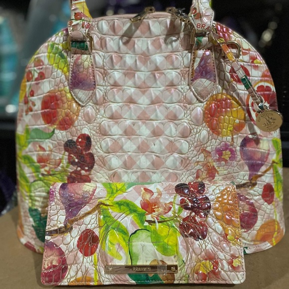 Brahmin Georgina Fruit salad and matching wallet
